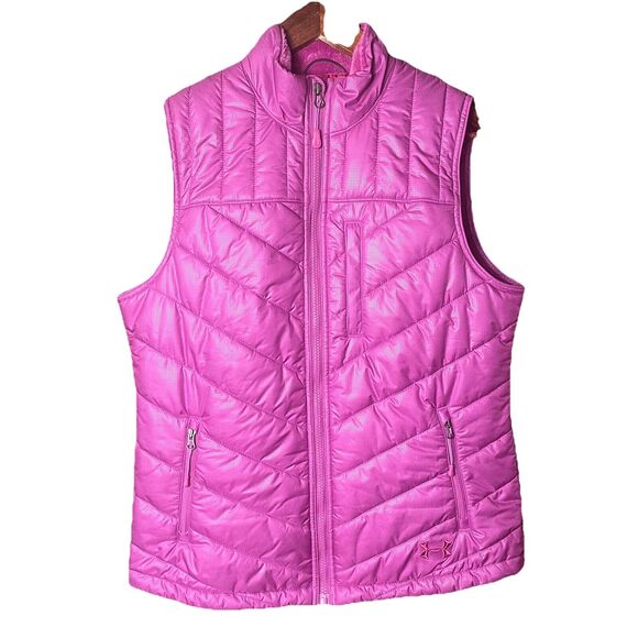 Under Armour Jackets & Blazers - Under Armour Women's Vest Medium Purple Storm Outdoor Puffer Ski Winter Pockets
